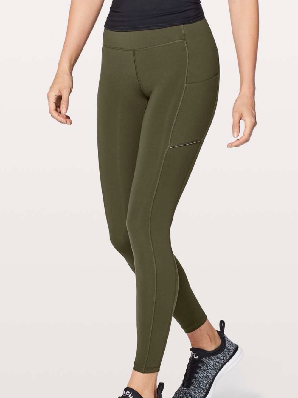 lululemon Speed Up Tight Legging 28”  Long Dark Olive